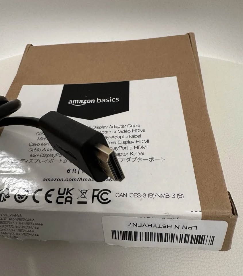 Mini DisplayPort to HDMI Cable 6ft - photo 3