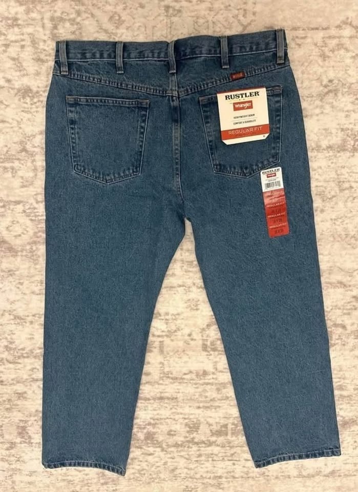 Wrangler Rustler Men's Regular Fit Jeans, 36x29 - photo 2
