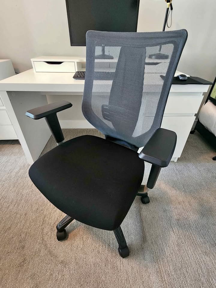 Black and Silver Office Chair