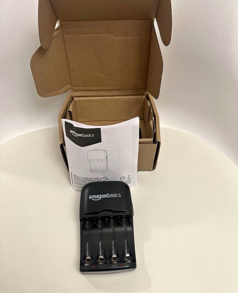 Amazon Basics Rechargeable Battery Charger