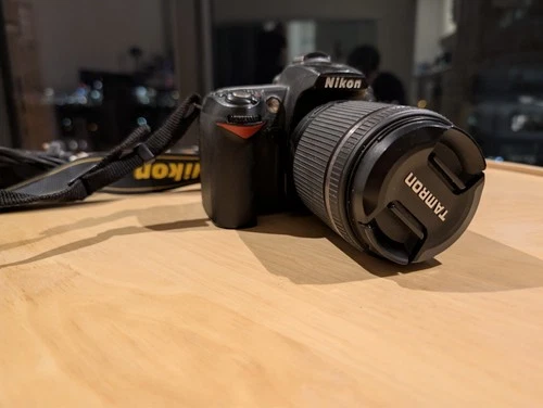 Nikon D D90 12.3MP Digital SLR Camera - Black (Kit w/ 18-200mm T - photo 2