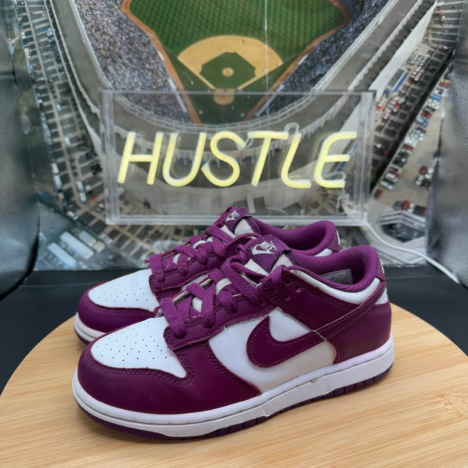 Nike Dunk Low (PS) Size 1.5Y ‘Viotech/White’ Casual Sneakers - photo 2