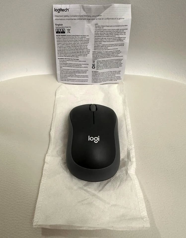 Logitech M185 Wireless Mouse Black M/N: MR0085 USA #3