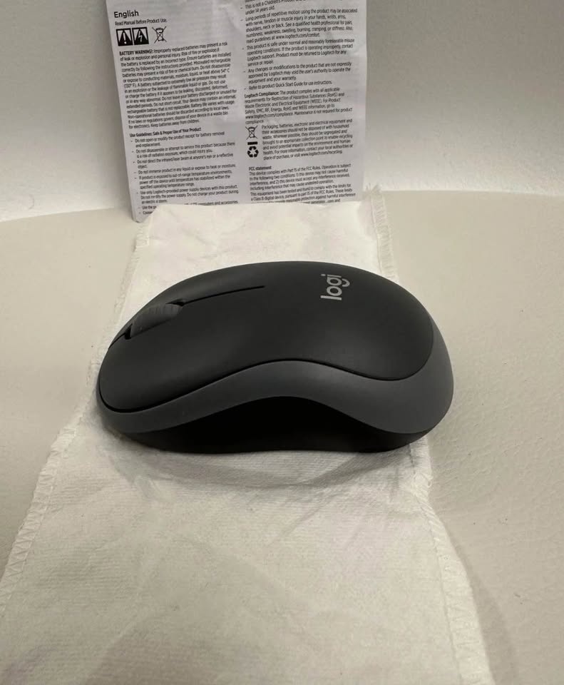 Logitech M185 Wireless Mouse Black M/N: MR0085 USA #3 - photo 3
