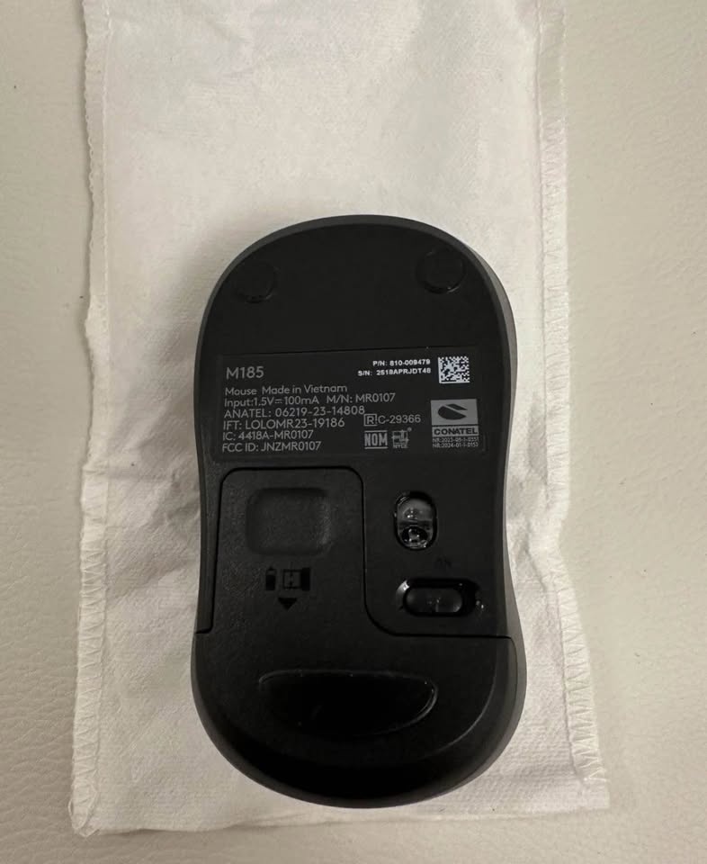 Logitech M185 Wireless Mouse Black M/N: MR0085 USA #3 - photo 4