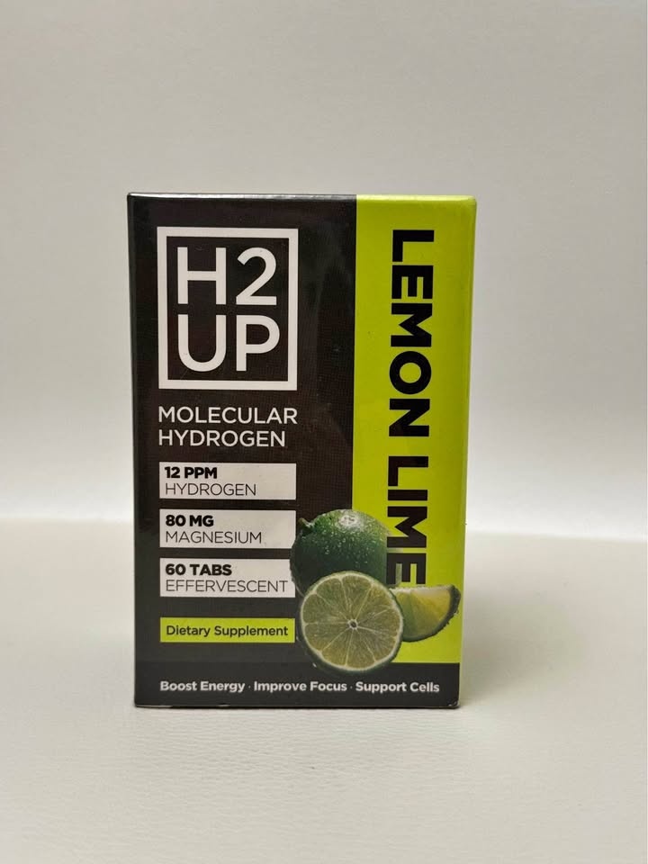 H2UP Lemon Lime Sugar-Free Molecular Hydrogen Water Tablets