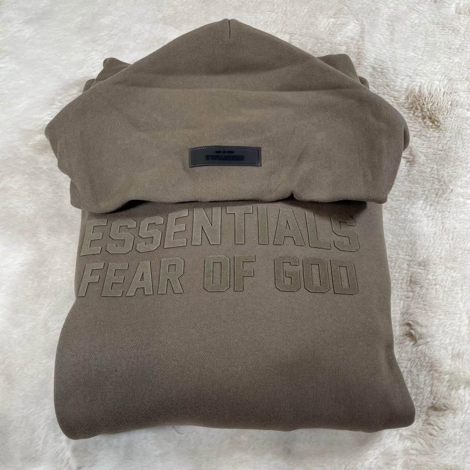 Fear of God Essentials Hoodie Wood Size XL - photo 4