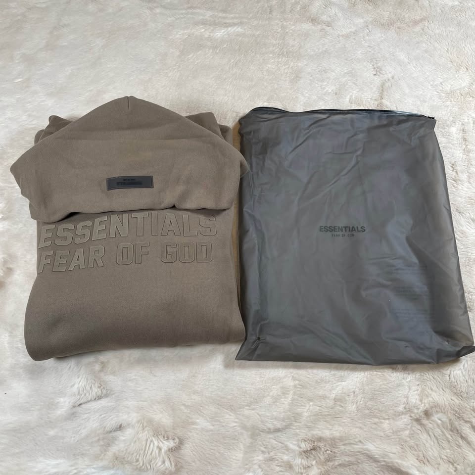 Fear of God Essentials Hoodie Wood Size XL - photo 5
