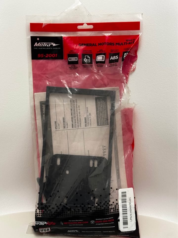 Metra 95-2001 Double DIN Stereo Install Dash Multi-Kit - photo 5