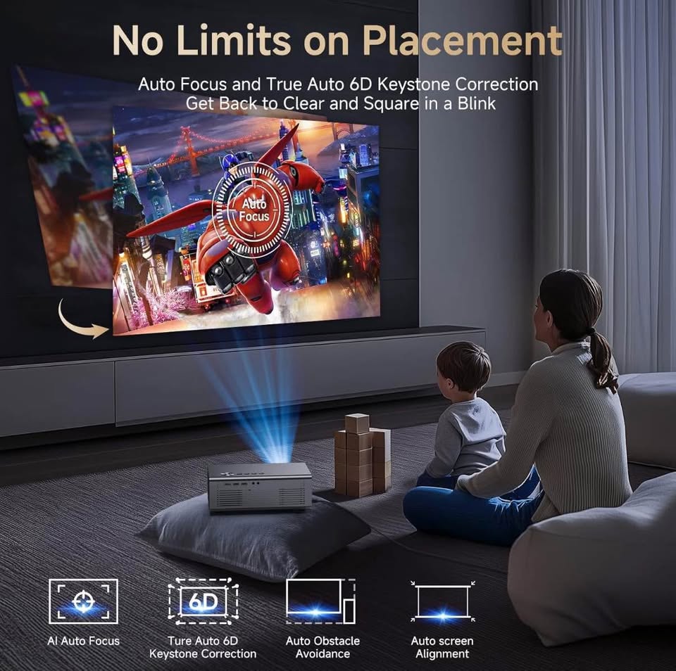 Kogata 4k projector 6D auto focus and keystone - photo 4
