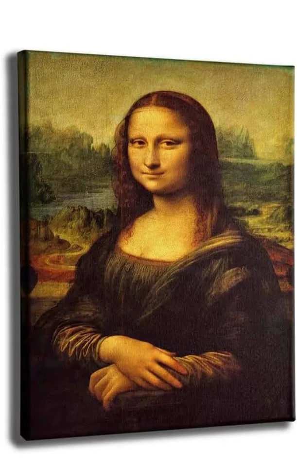 🎨 Mona Lisa Canvas Print for Sale 🎨 Size: 12” x 16” thumbnail