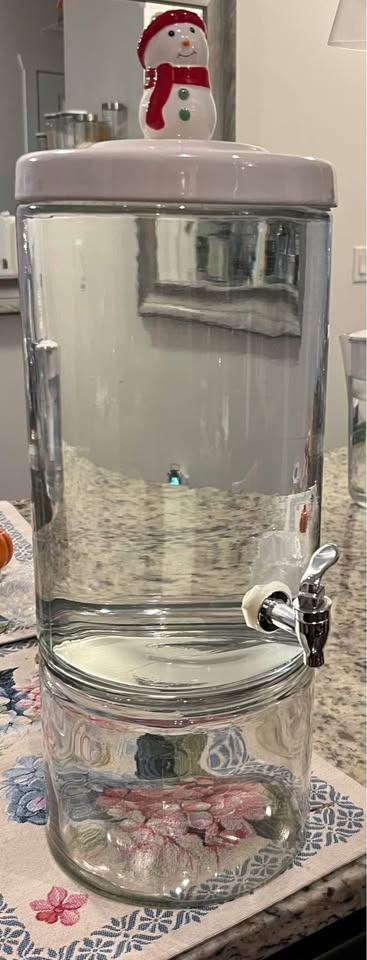 Glass Drink Dispenser for cold water, juice, beer - photo 2