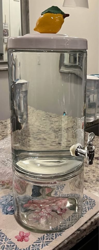 Glass Drink Dispenser for cold water, juice, beer - photo 3