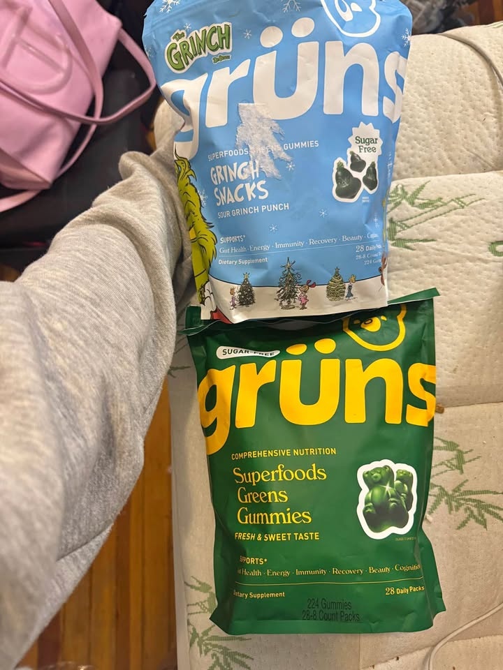 grüns superfood green gummies