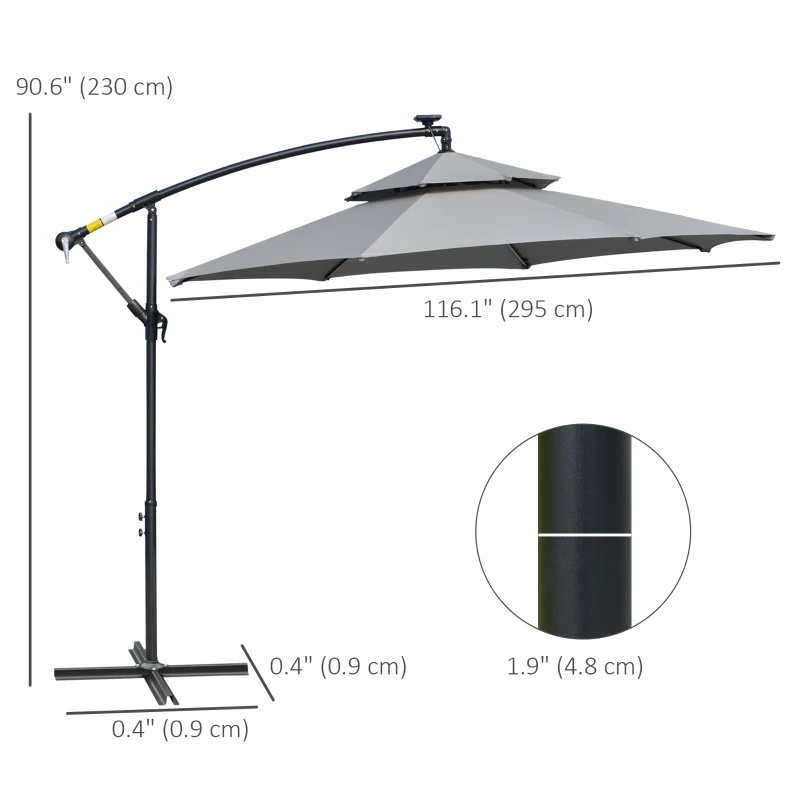MOVING SALE – Patio Umbrella + Base – 50% OFF - photo 3