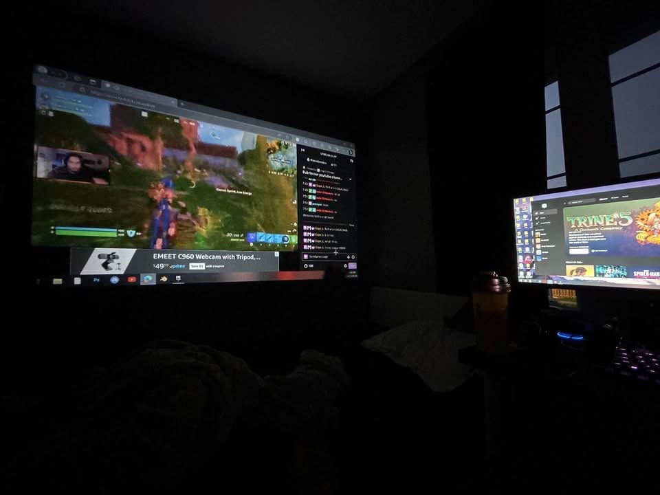 MOVING SALE - Big Screen Projector, WiFi & Bluetooth, 50% OFF - photo 3