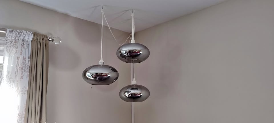 Ikea - Gray pendant lamps - living room