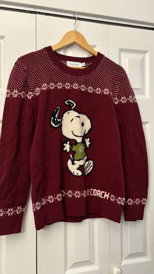 Coach X Peanuts Holiday Sweater XS - photo 2