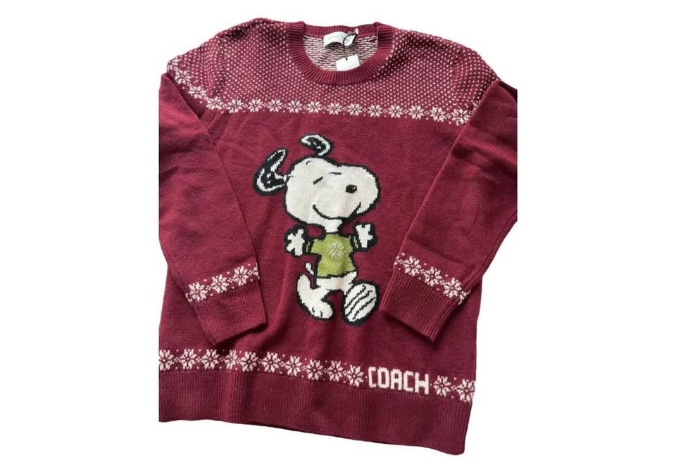 Coach X Peanuts Holiday Sweater XS - photo 3