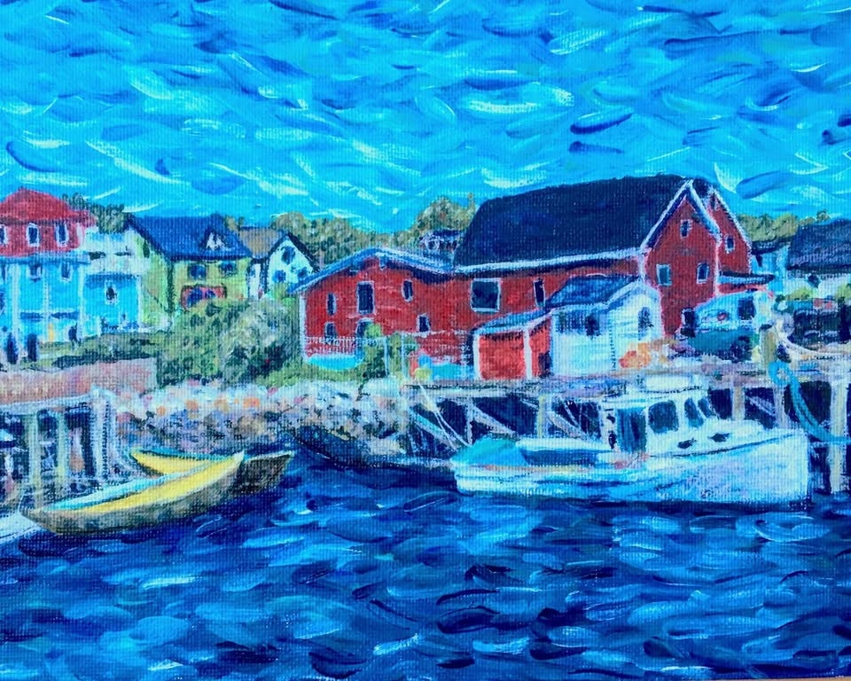 Artwork on Canvas: Nova Scotia Shore - photo 3