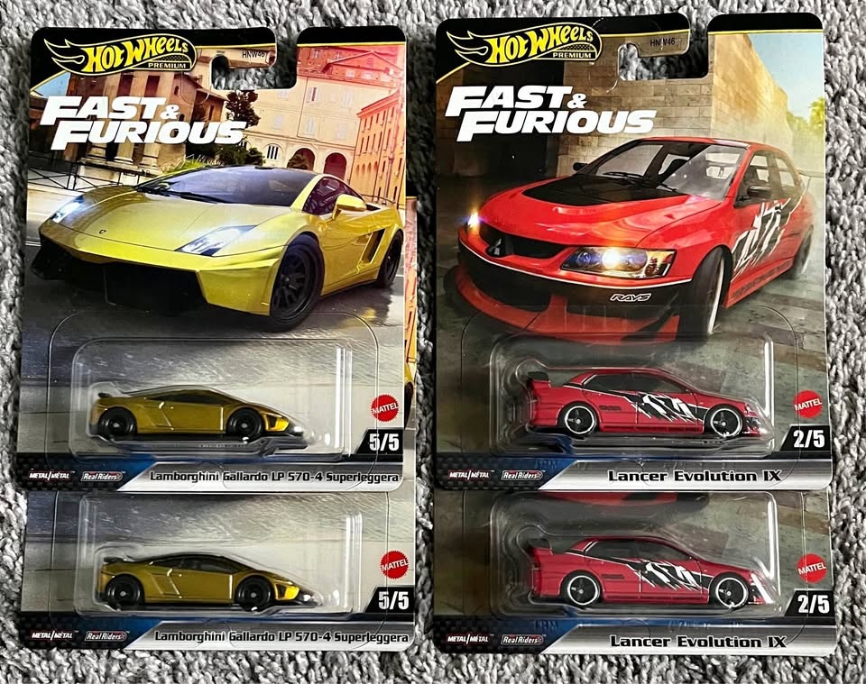 Hot Wheels Fast and Furious Lamborghini & Lancer