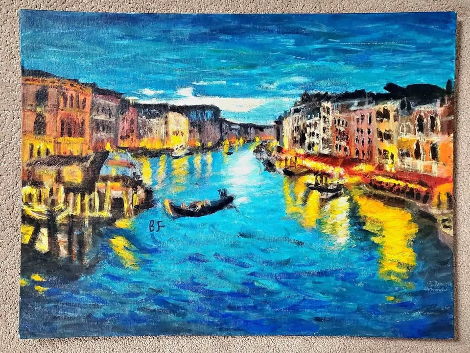 Venice, Italy Acrylic Painting