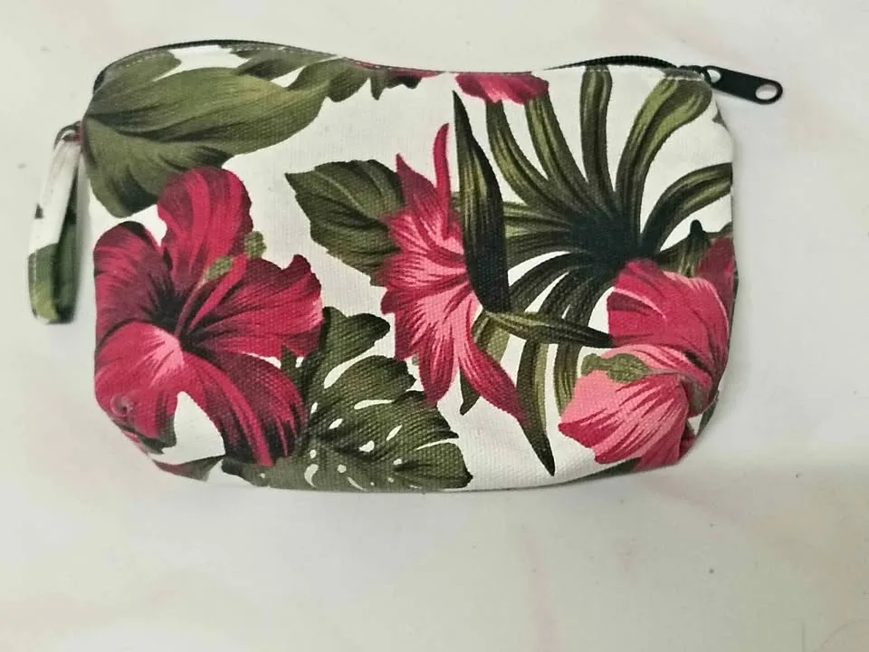 Flora pattern Make up Pouch thumbnail