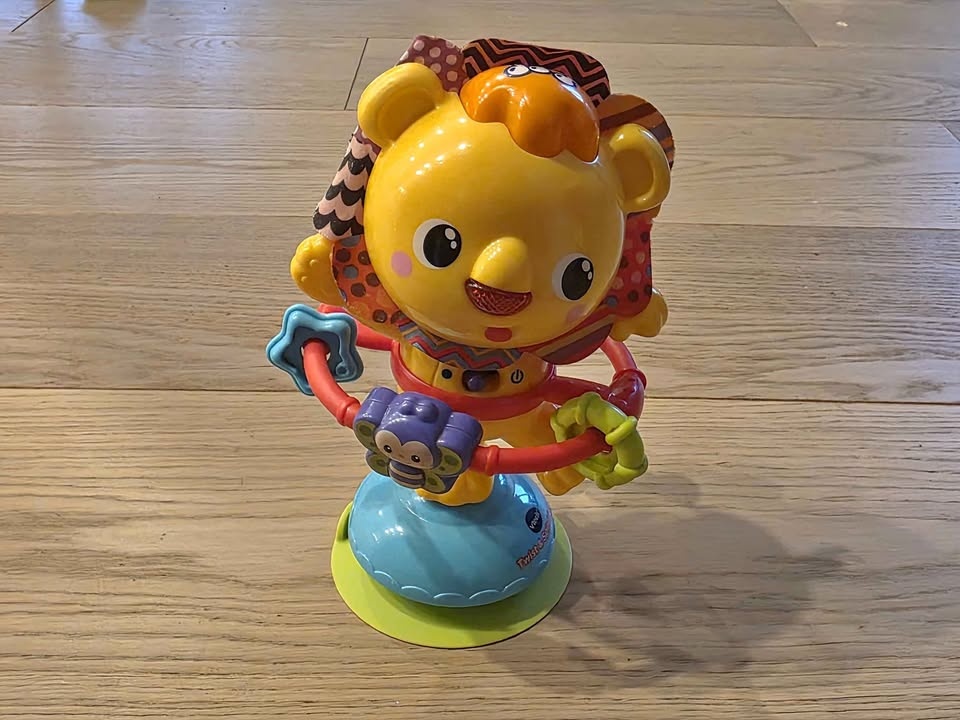 Vtech twist and spin lion high chair toy