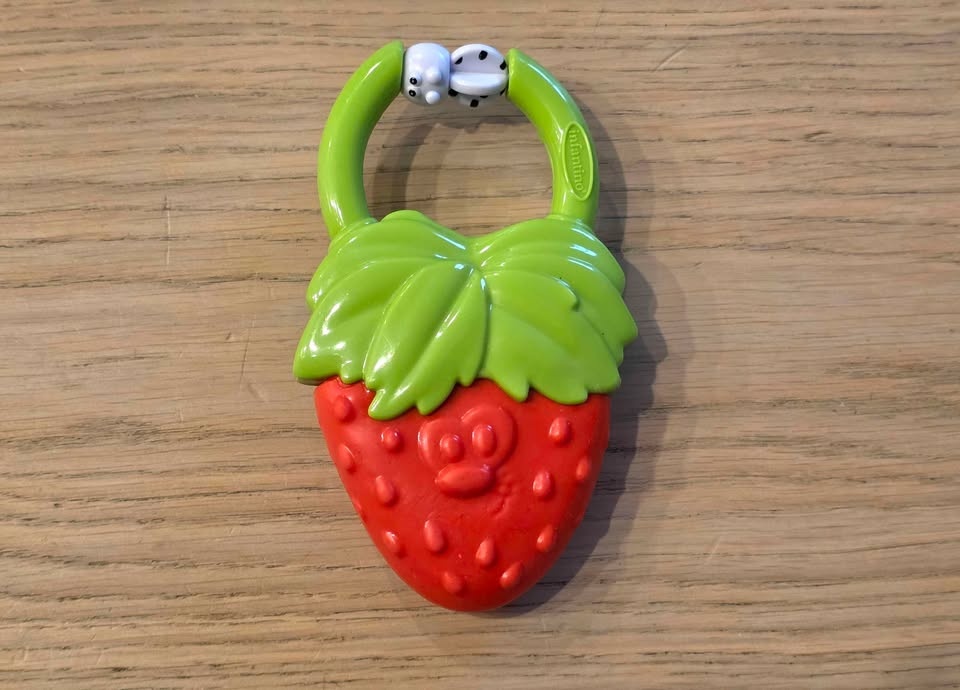 Infantino vibrating strawberry teether