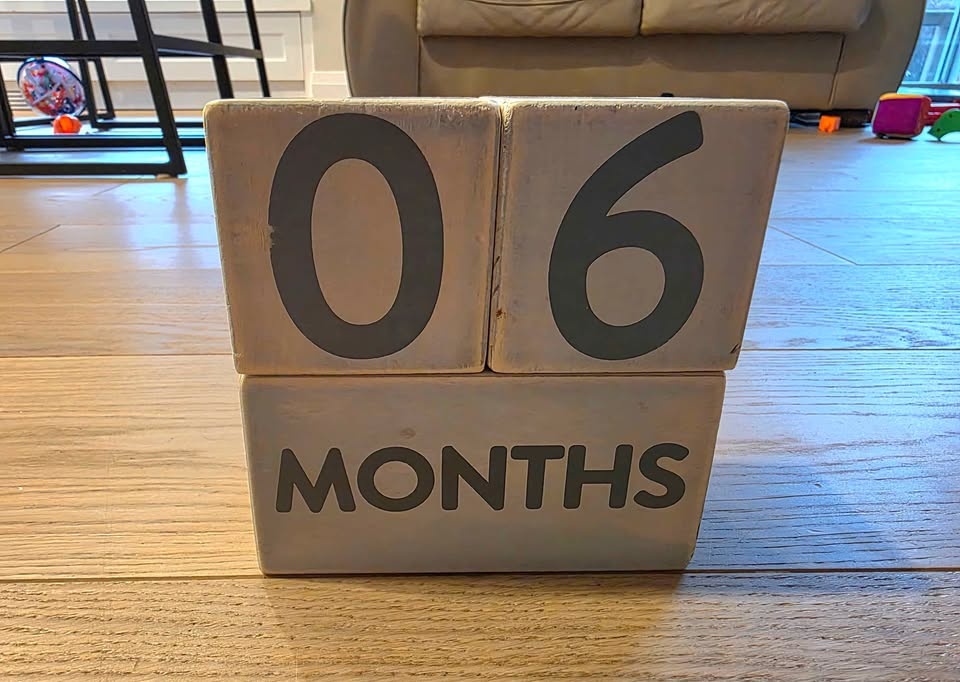 Pearhead wooden age blocks