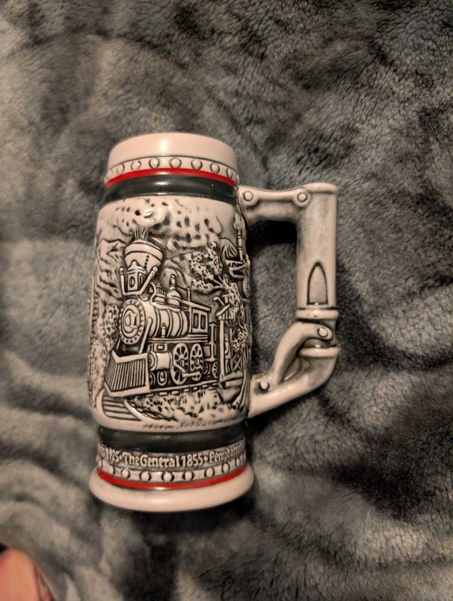 Train Beer Stein