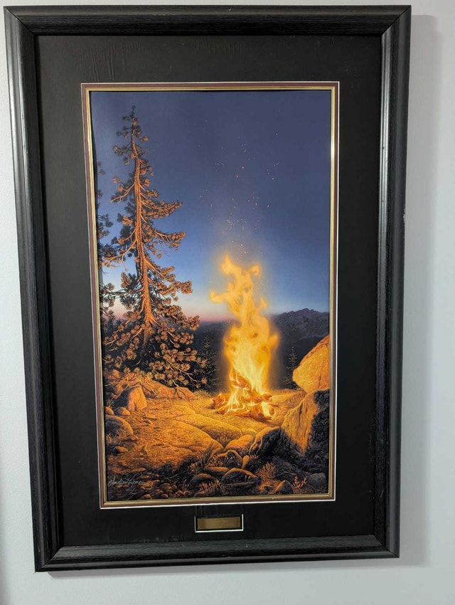 Stephen Lyman Sunset Fire Art