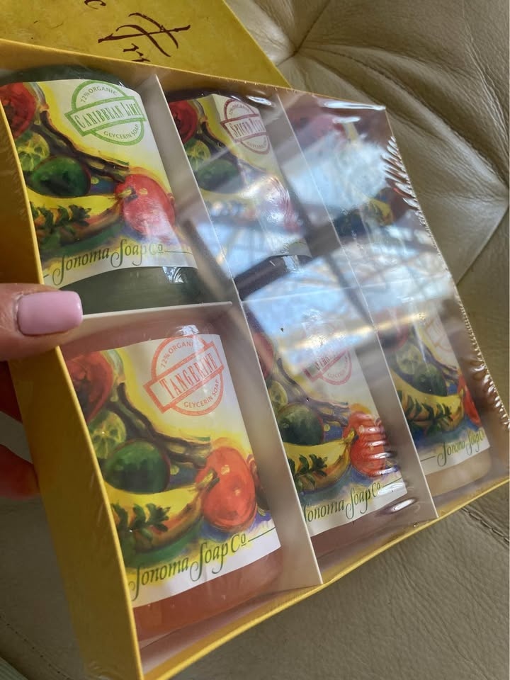 Soaps boxed set of 6 glycerin organic - photo 3
