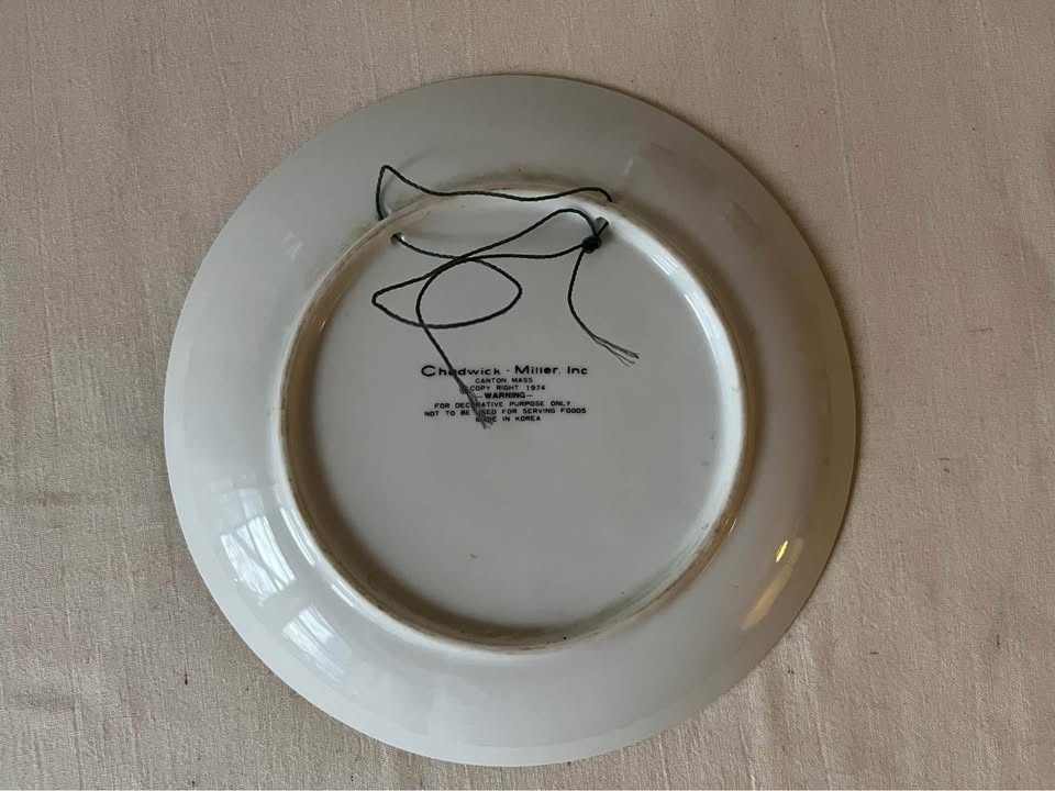Chadwick Miller decorative porcelain Christmas plate - photo 2