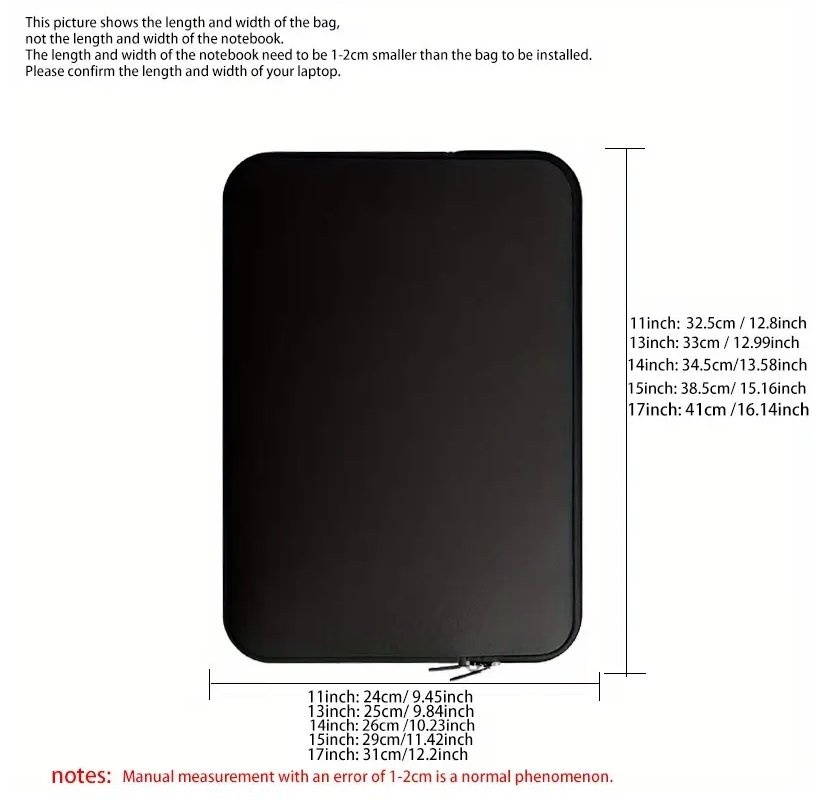 Laptop Sleeve / Bag with Zip - photo 2