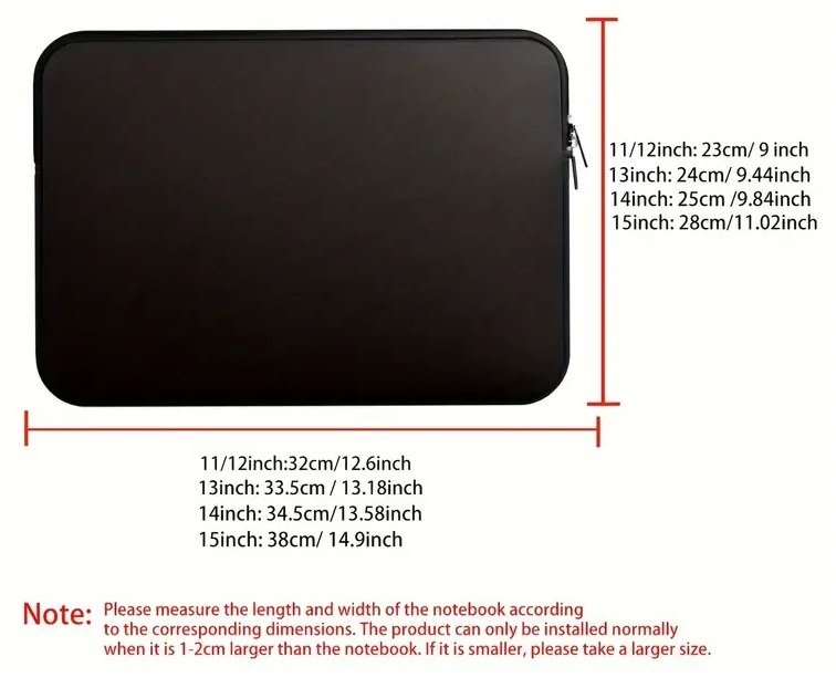 Laptop Sleeve / Bag with Zip - photo 3