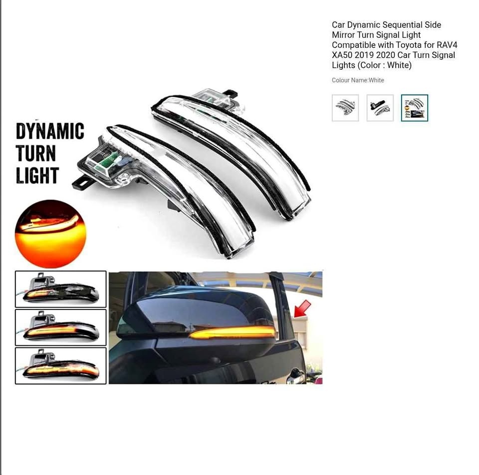 Car Dynamic Sequential Side Mirror Turn Signal Light