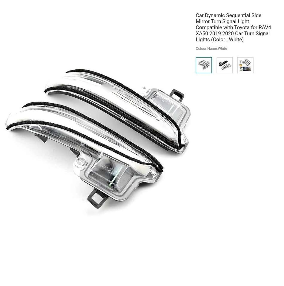 Car Dynamic Sequential Side Mirror Turn Signal Light - photo 2