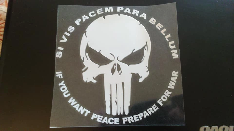 PUNISHER 13X13CM QUALITY CAR/TRUCK WINDOW DECAL. - photo 3