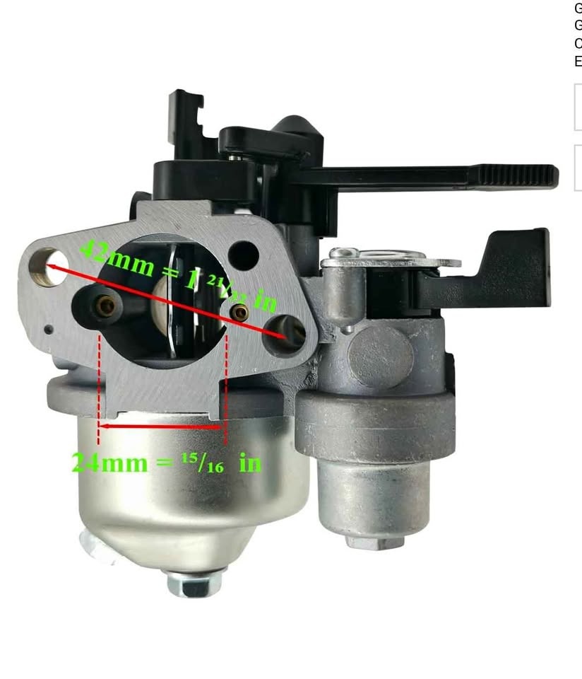 YAMAKATO Huayi P19 Carburetor Kit for Honda GX120 GX200