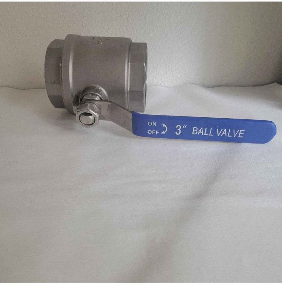 3" Full Port Ball Valves 316 Stainless Steel NPT Female Thread B - photo 2