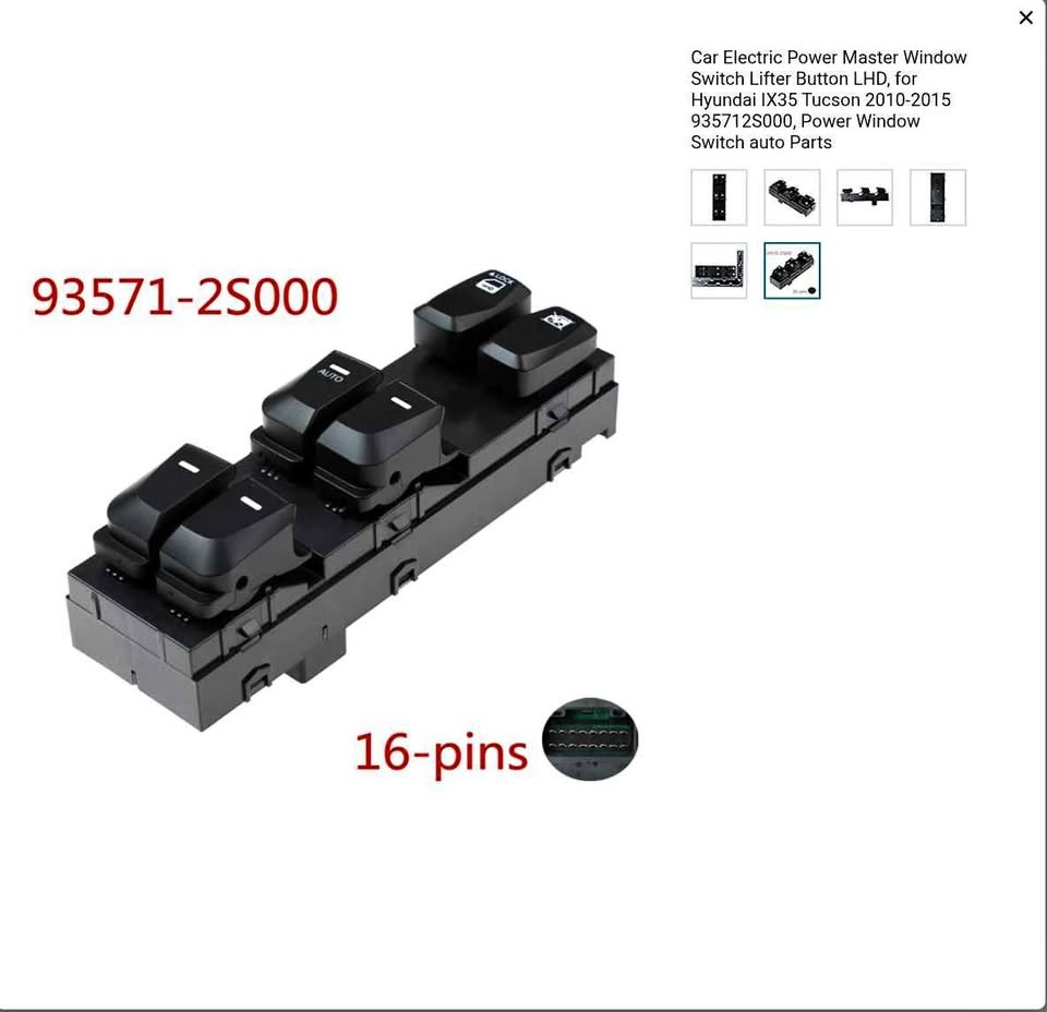 Car Electric Power Master Window Switch Hyundai IX35 Tucson