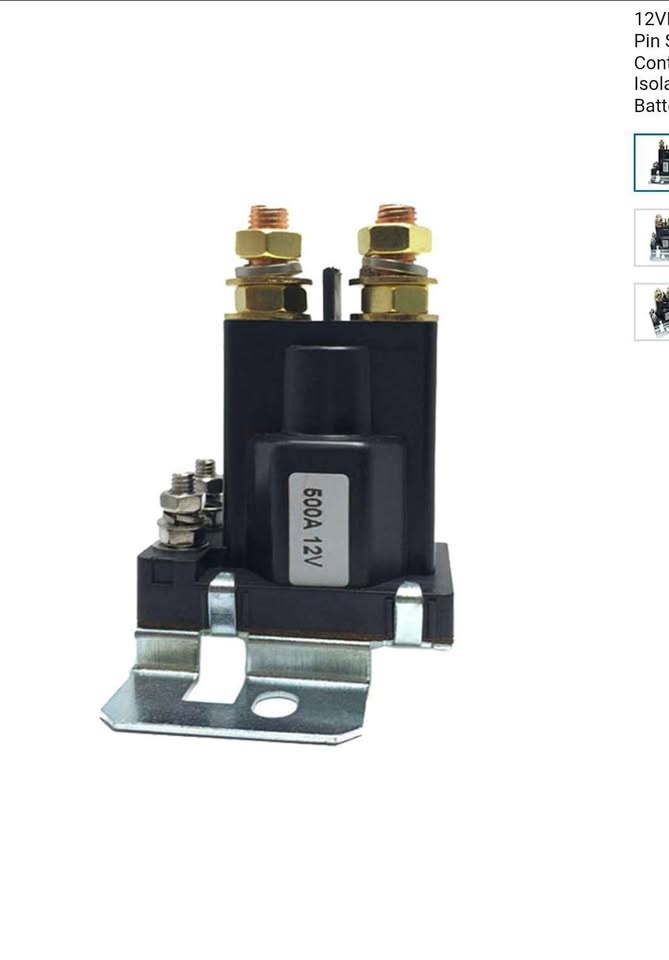 12VDC 500A AMP Heavy Current 4 Pin SPST Car Auto Start Relay - photo 3