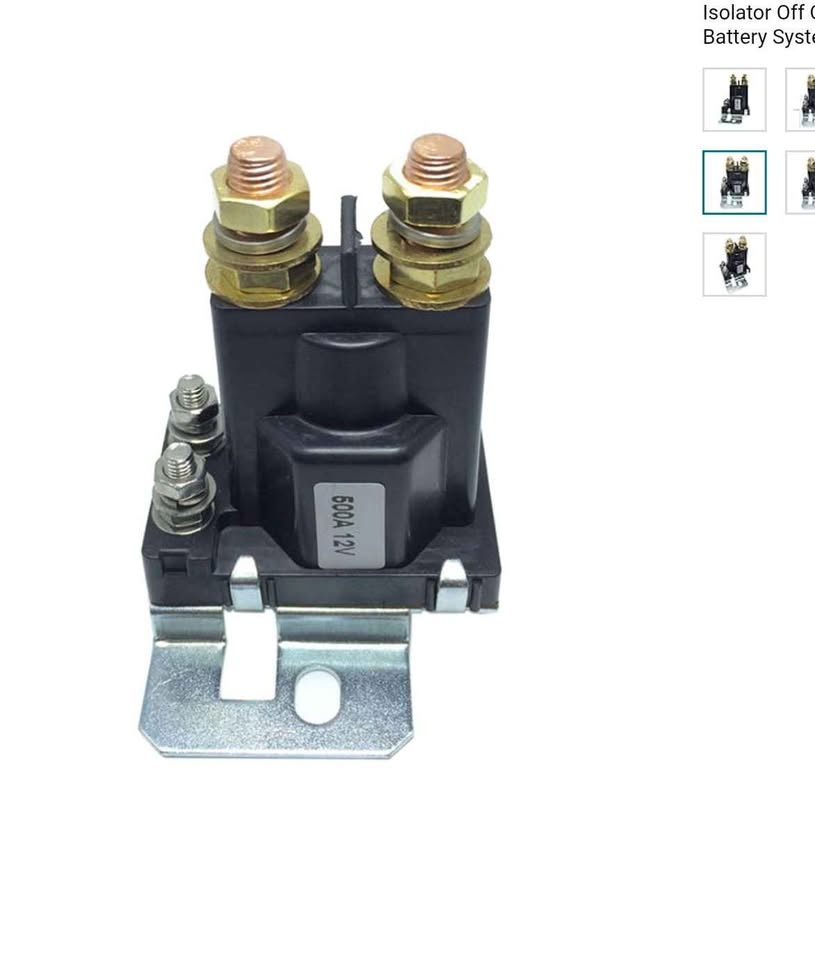 12VDC 500A AMP Heavy Current 4 Pin SPST Car Auto Start Relay - photo 4