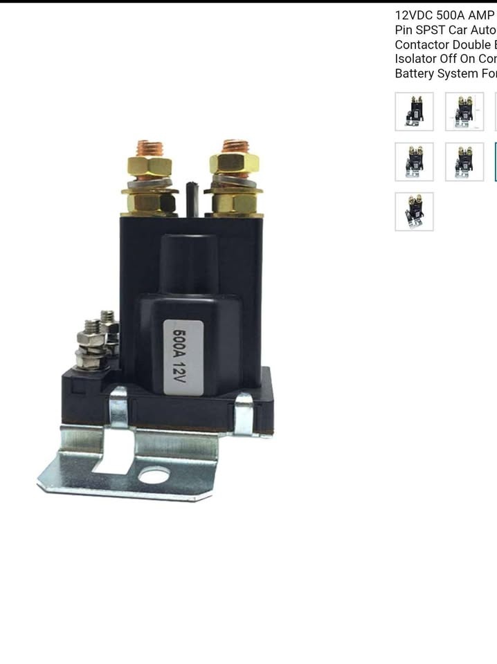 12VDC 500A AMP Heavy Current 4 Pin SPST Car Auto Start Relay - photo 5