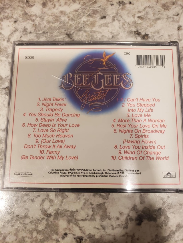 Bee Gees Greatest CD - photo 2