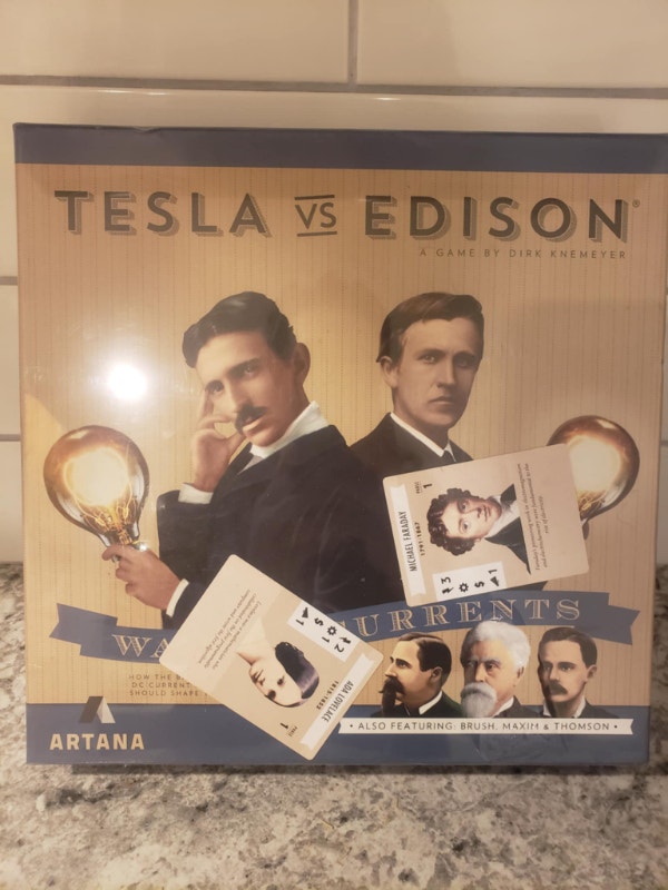 Tesla vs Edison War of Currents Board Game