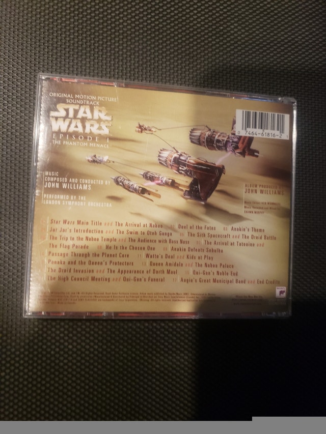 Star Wars Episode I Soundtrack CD - photo 3