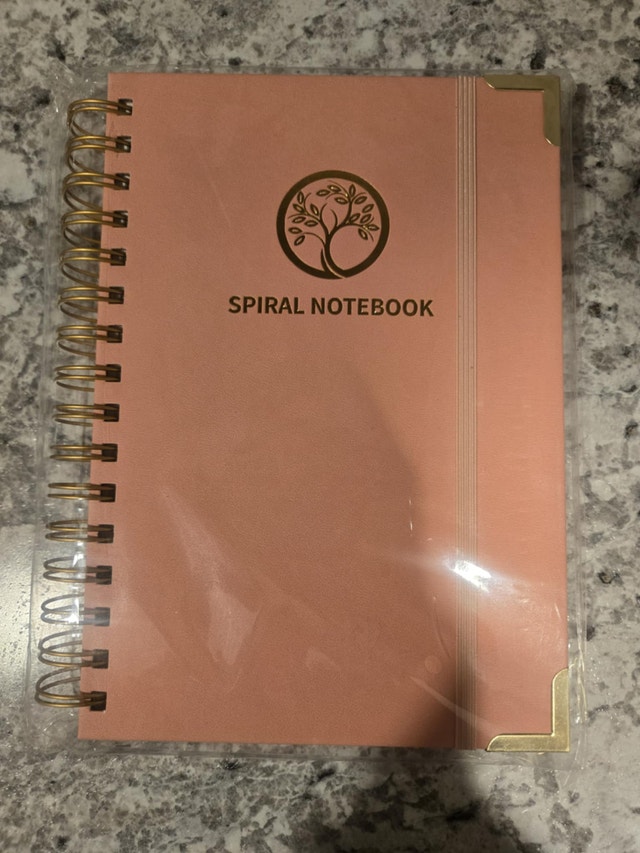 Spiral Notebook A5 Size Hardcover Spiral Notebook 300 Pages