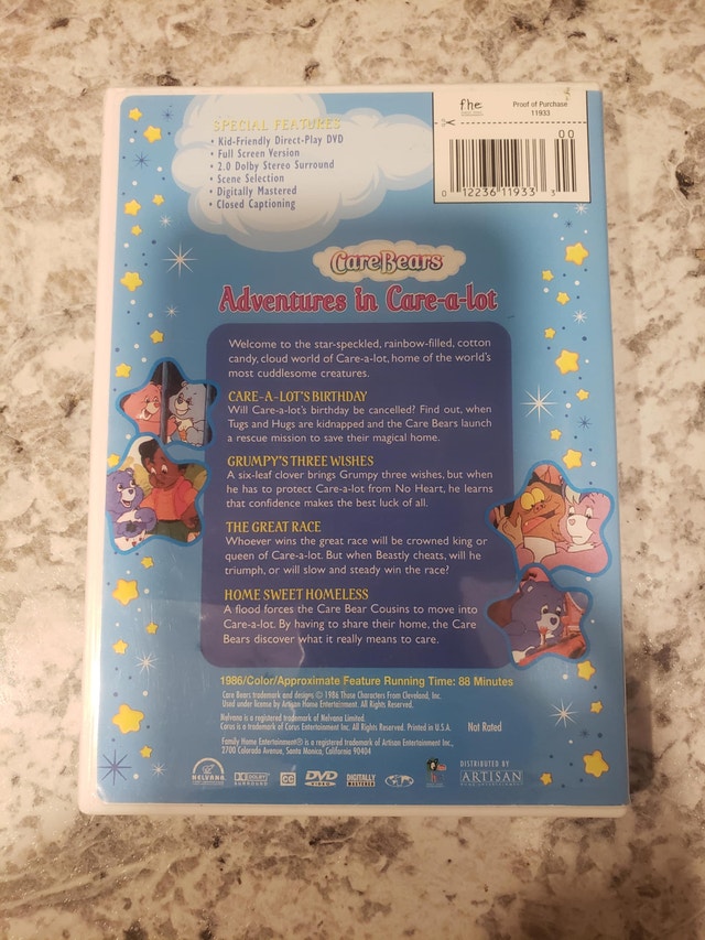 Care Bears: Adventures in Care a Lot dvd - photo 3